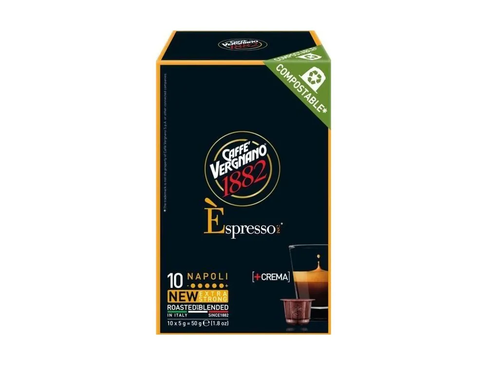 Vergnano Napoli coffee capsules for Nespresso® 10 pcs