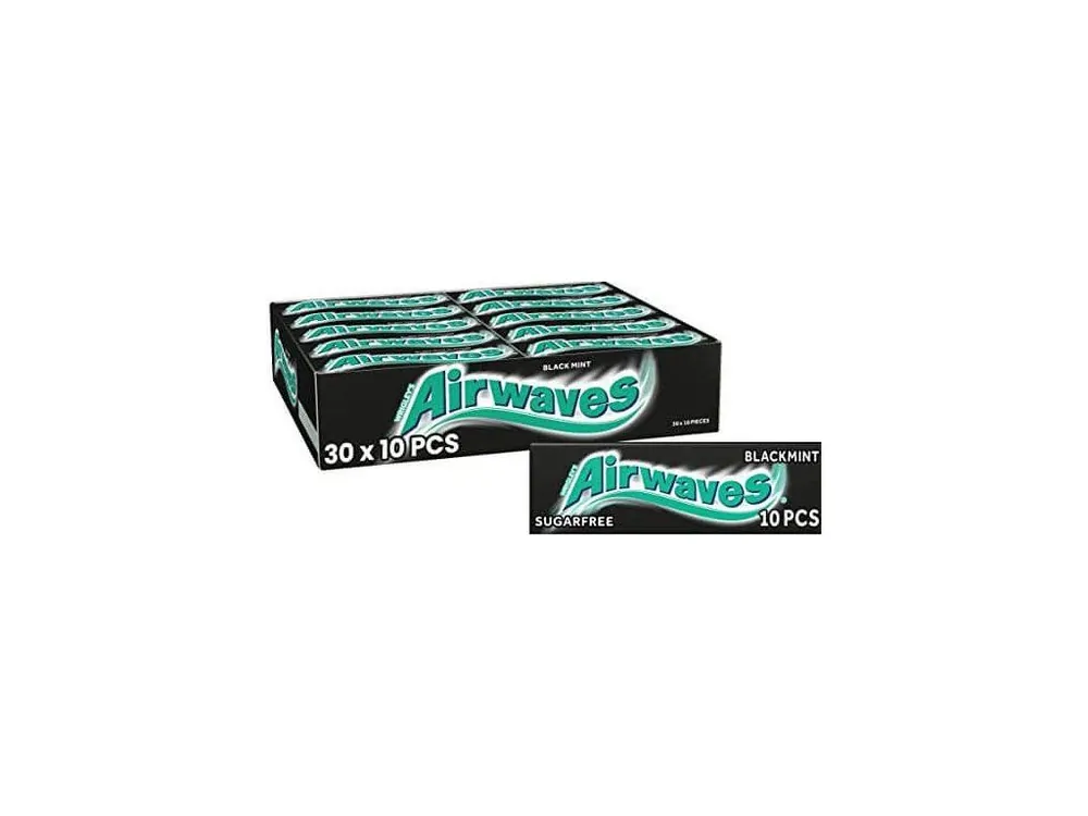 Wrigley‘s Airwaves Black Mint chewing gum Carton 30 pcs 420 g