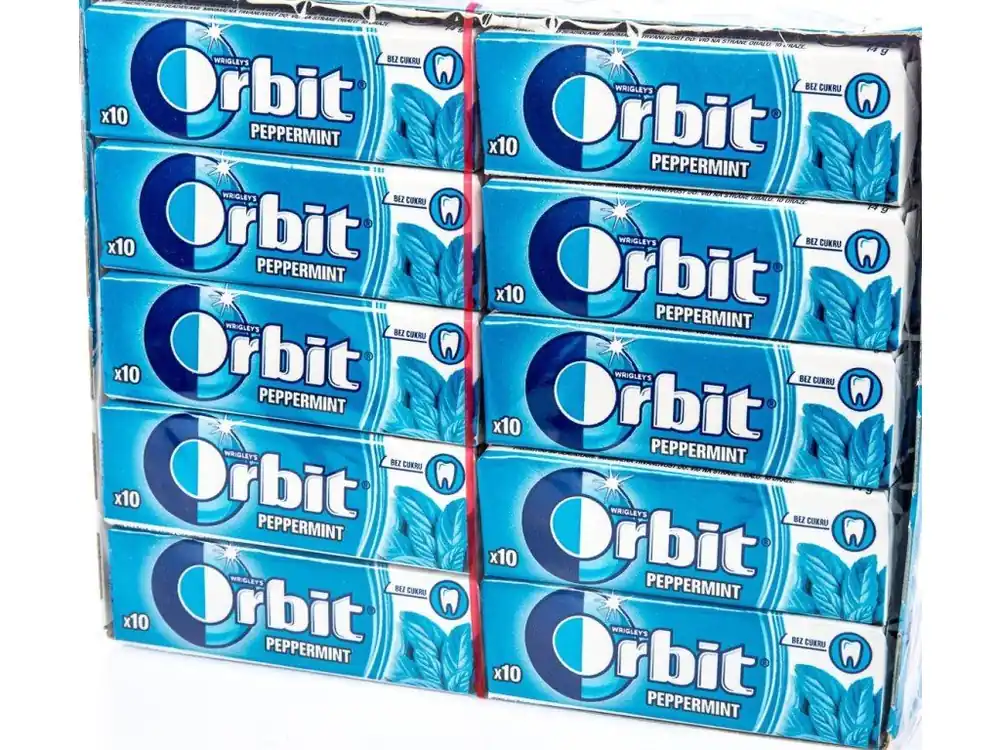 Wrigley‘s Orbit Peppermint chewing gum Carton 30 pcs 420 g