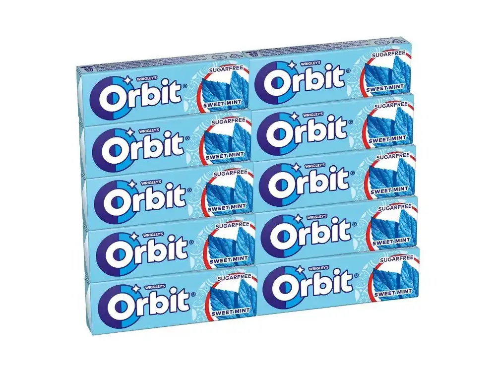 Wrigley‘s Orbit Sweetmint chewing gum Carton 30 pcs 420 g