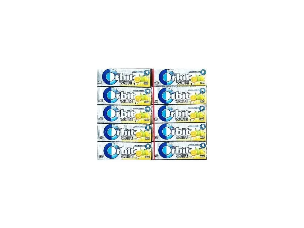 Wrigley‘s Orbit White Fruit chewing gum Carton 30 pcs 420 g