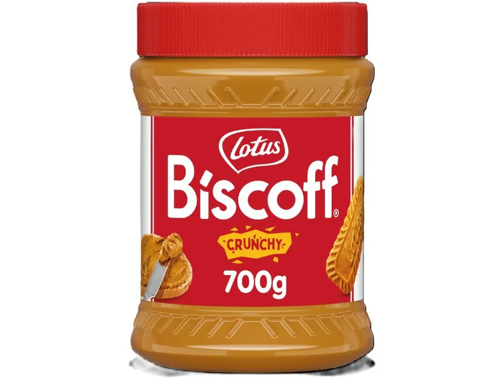 Lotus Biscoff Crispy original caramel biscuit spread 0.7 kg