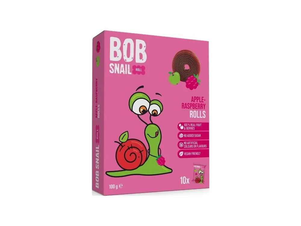 Snail Bob apple-raspberry rolls 100 g