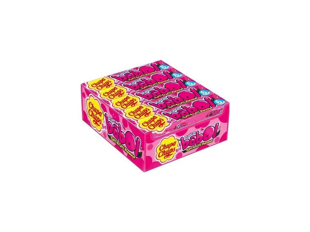 Chupa Chups Big Babol Tutti Frutti 27.6g carton 20 pcs