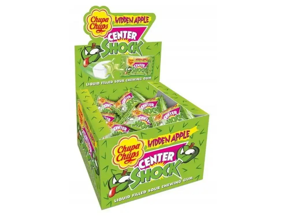 Chupa Chups Center Shock Hidden Apple usually 100 pieces 400g carton