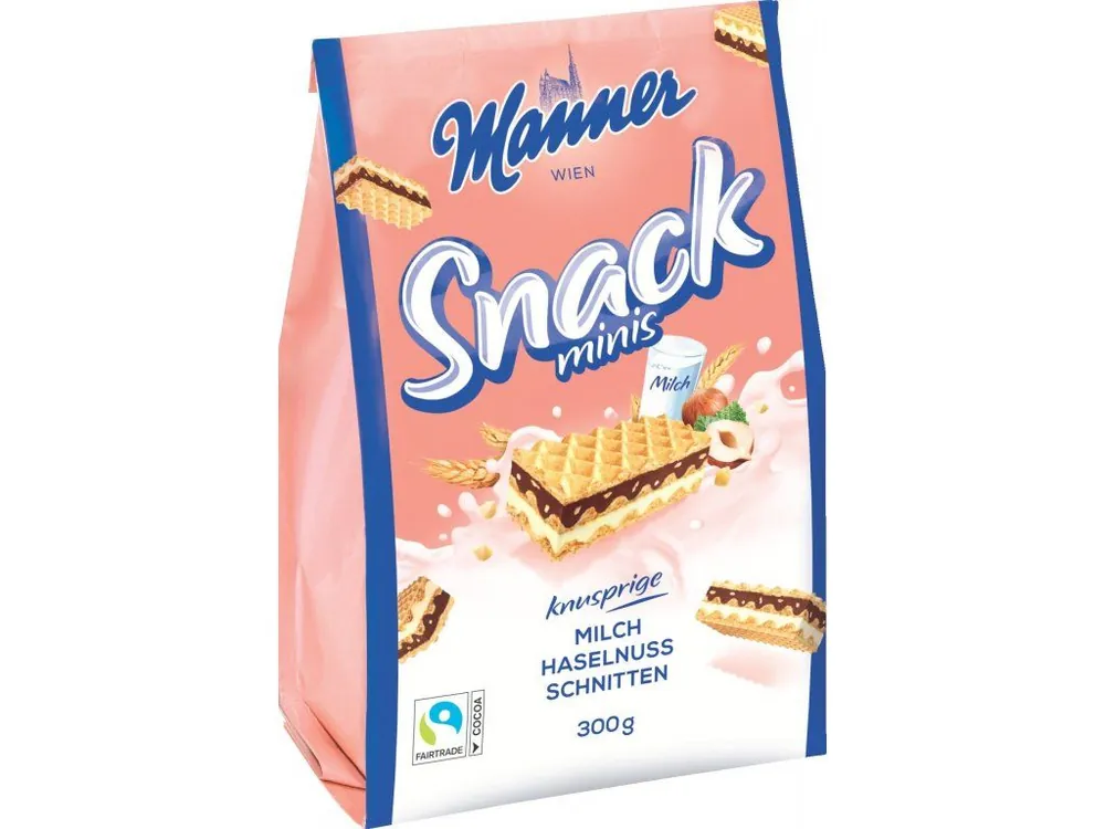 Manner Snack Minis Milk-Chocolate 300 g