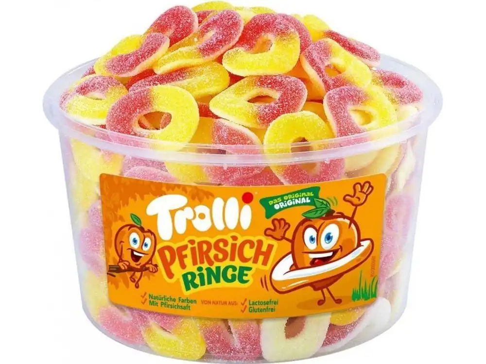 Trolli peach rings 1.2 kg