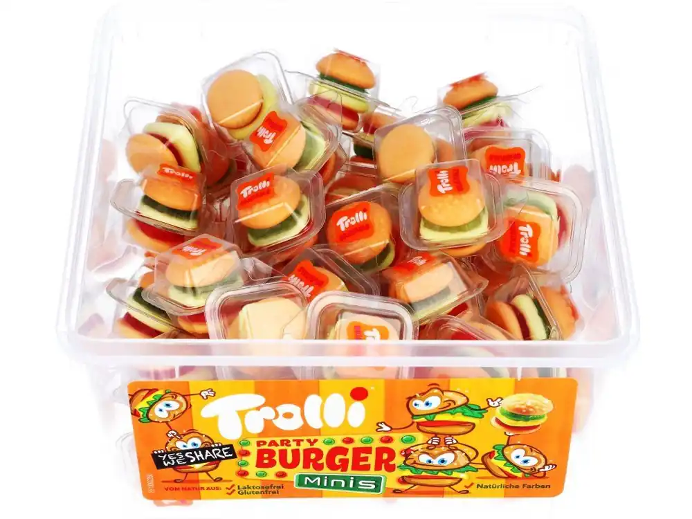 Trolli mini burger 60 pcs