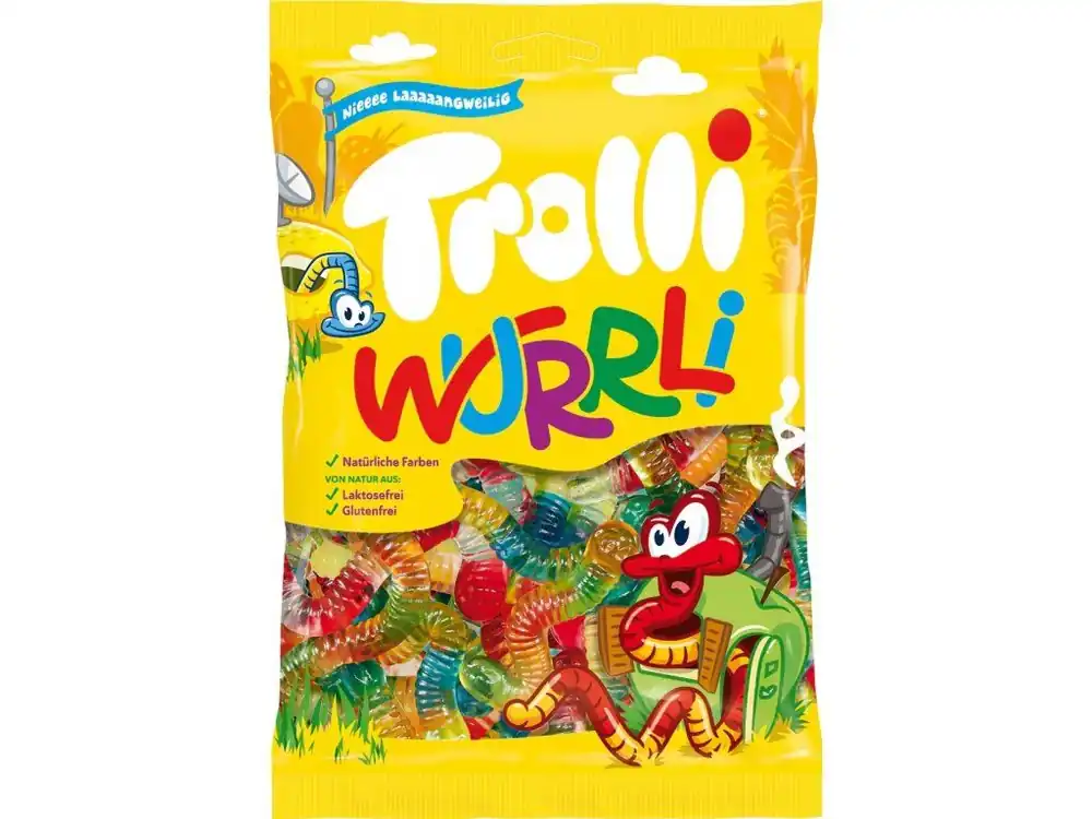 Trolli Wurrli Fruit Earthworms 200 g