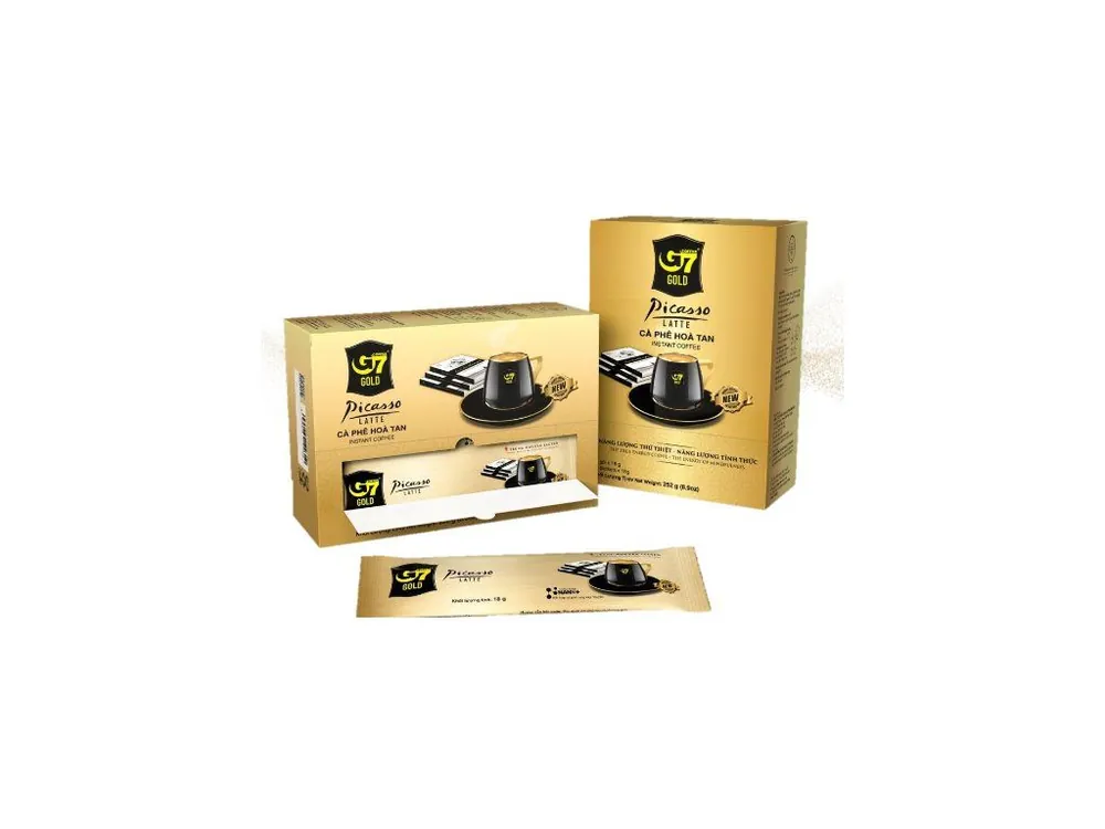 Trung Nguyen G7 Gold Picasso Latte Pack 14 x 18 g