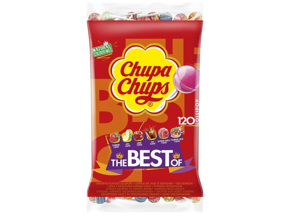 Chupa Chups The Best Of" balik 120pcs - 1.440g"