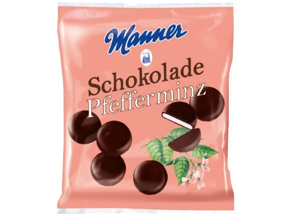 Manner Pfefferminz Schokolade 150g