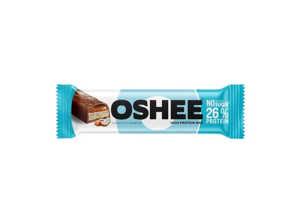 OSHEE protein bar with coconut and caramel flavor 48g