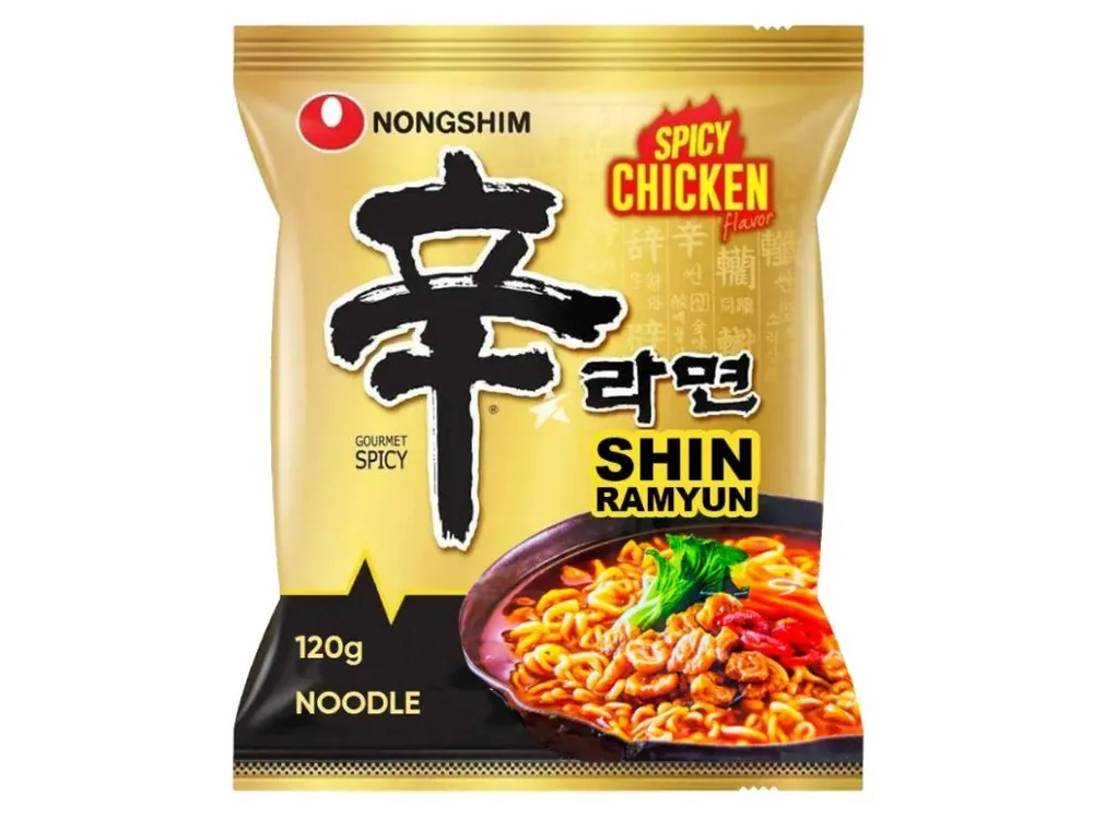 Nongshim Shin Ramyun Spicy Chicken, extra hot 120g