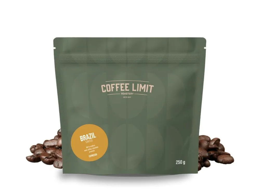 COFFEE LIMIT BRAZIL SANTOS - Coffee beans - 250g