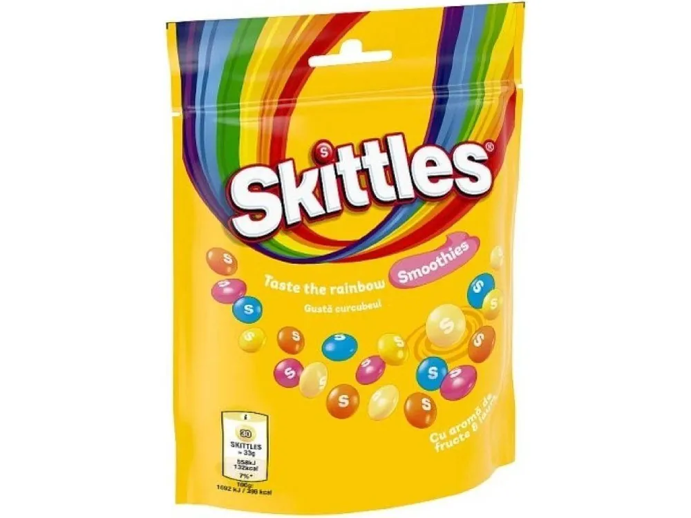 Skittles Smoothies yogurt-fruit chewing candies 152g