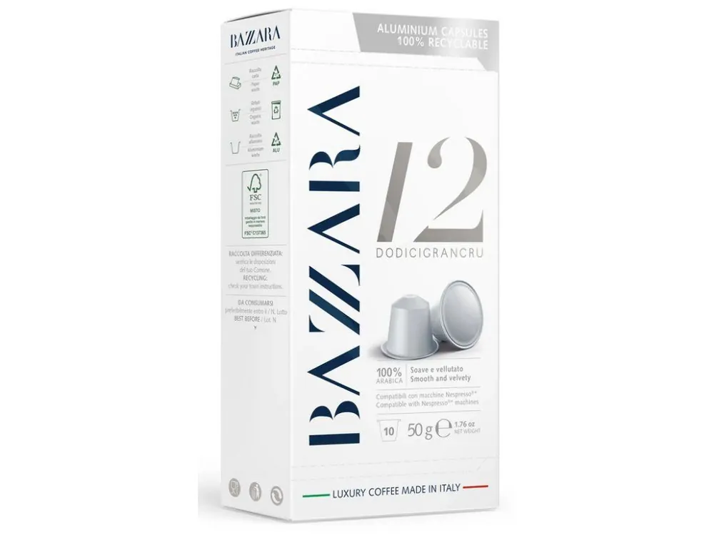 BAZZARA for Nespresso Dodicigrancru 10 capsules