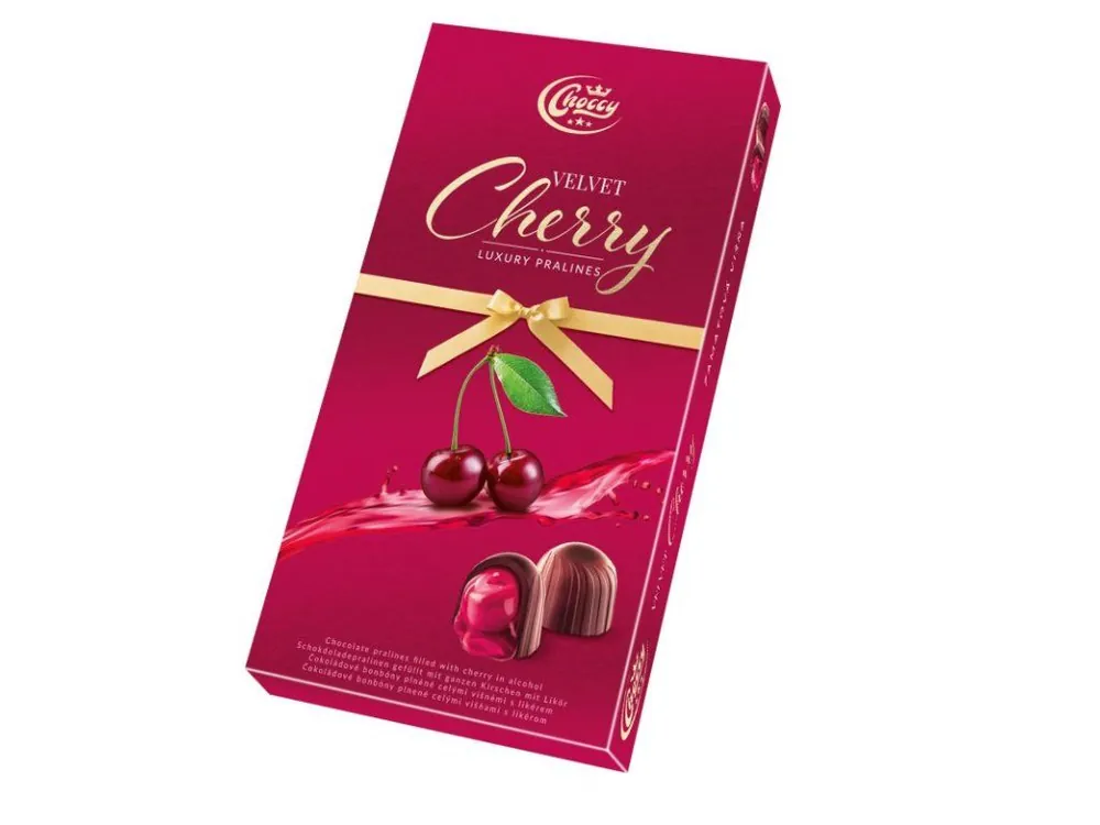 Choccy Velvet Cherry Luxury Pralines 98g