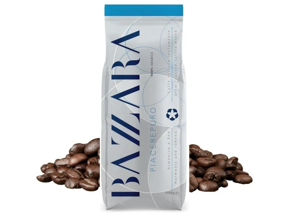 BAZZARA Piacerepuro Zrnkova Kava 1kg