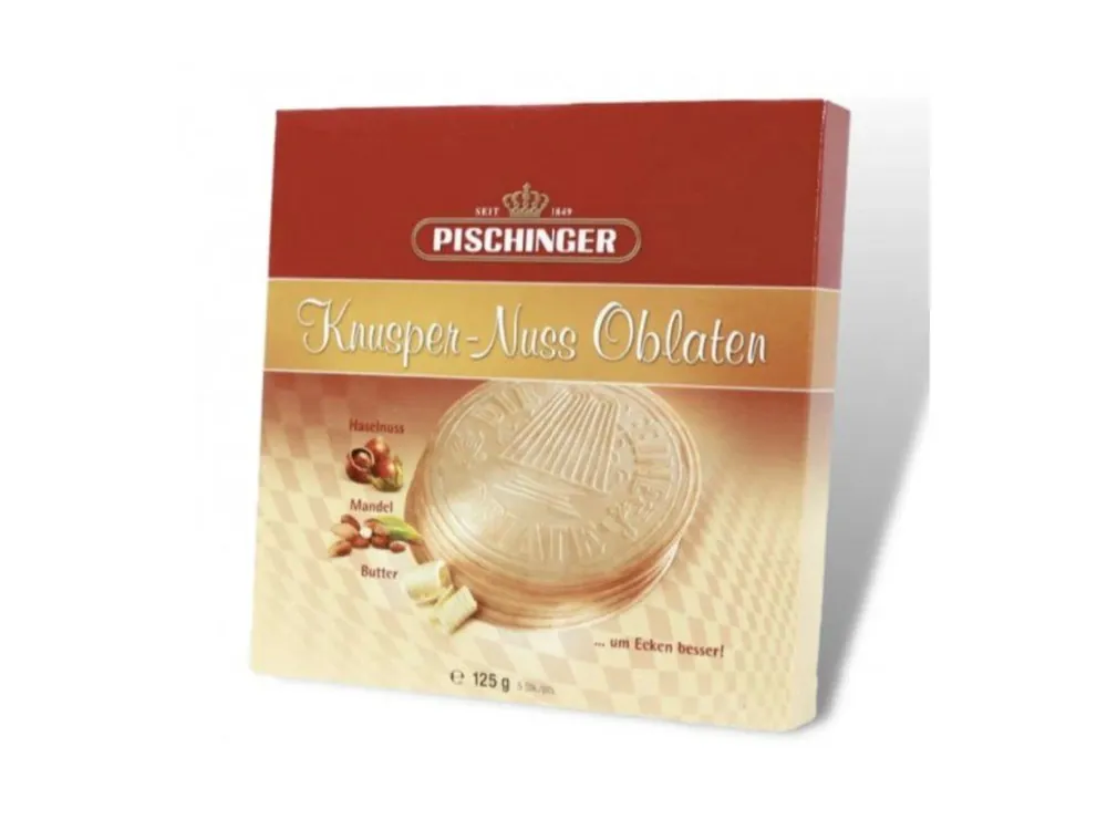 Pischinger Spa wafers with sugar, butter and hazelnuts 125g