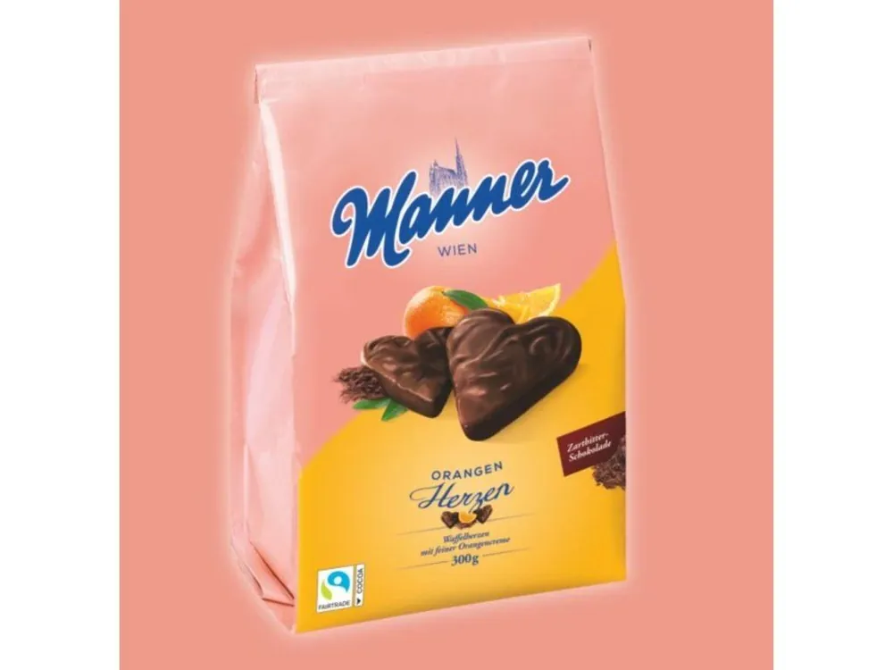 Manner Orange Hearts 300g