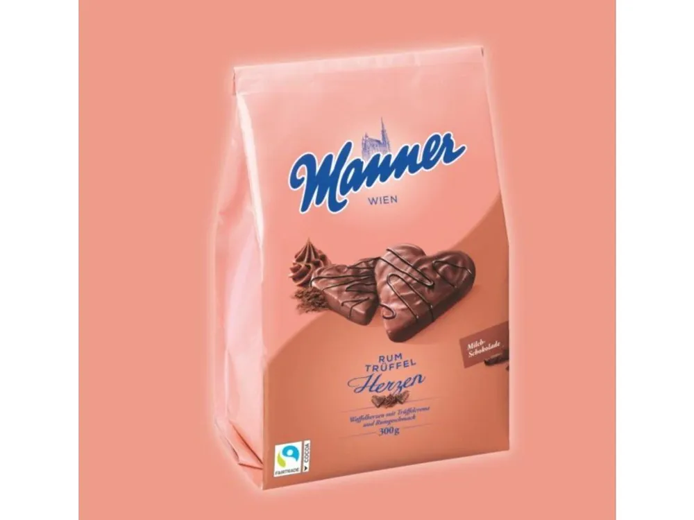Manner Rum Hearts 300g