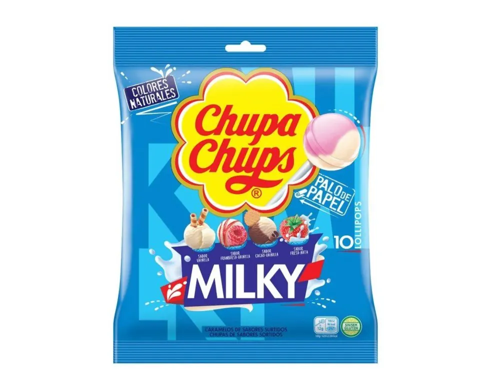 Chupa Chups lollipops Milky bag 120g