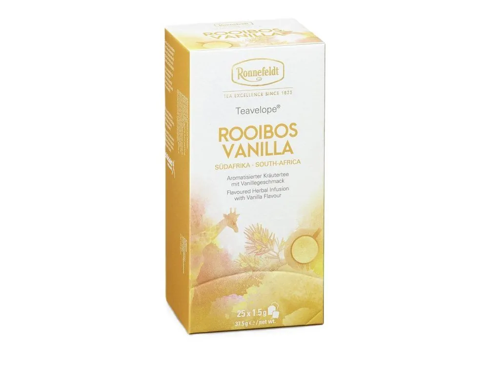 Ronnefeldt Teavelope Rooibos Vanilla flavoured tea, portioned 25 pcs