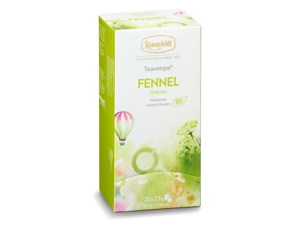 Ronnefeldt Teavelope Fennel BIO portioned 25 pcs