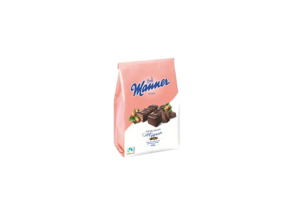 Manner hazelnut Dark chocolate 400g