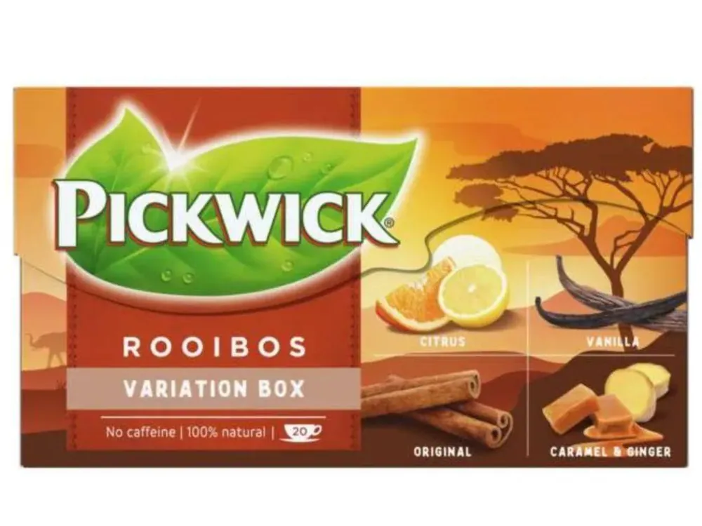 Pickwick Rooibos Herbal Tea Variation Box 20pc 30g
