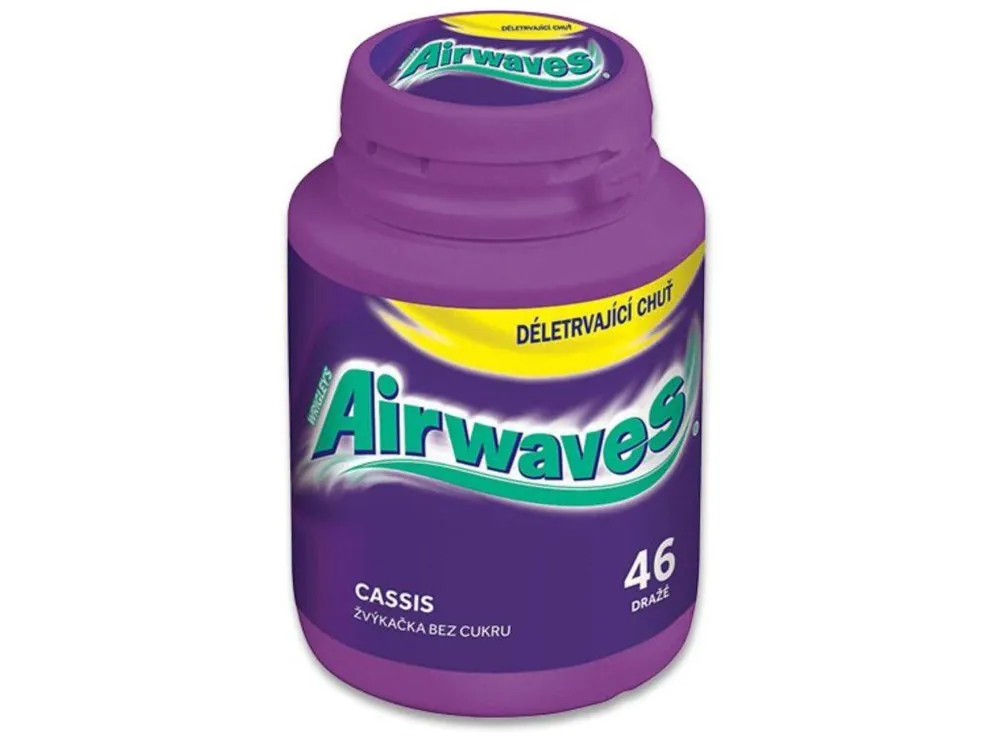 Wrigley‘s Airwaves Cool Cassis Chewing Gum 64g tin