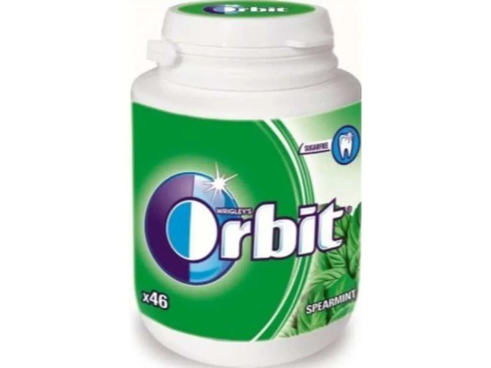 Wrigley‘s Orbit Orbit Spearmint Green Dragee can 64g