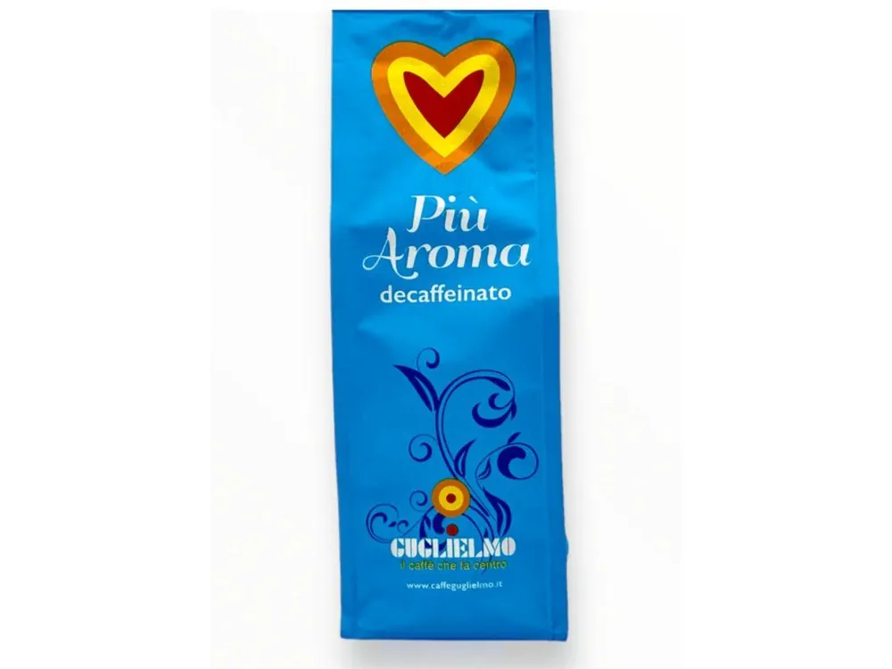 Guglielmo Piu Aroma ground coffee without caffeine 250 g