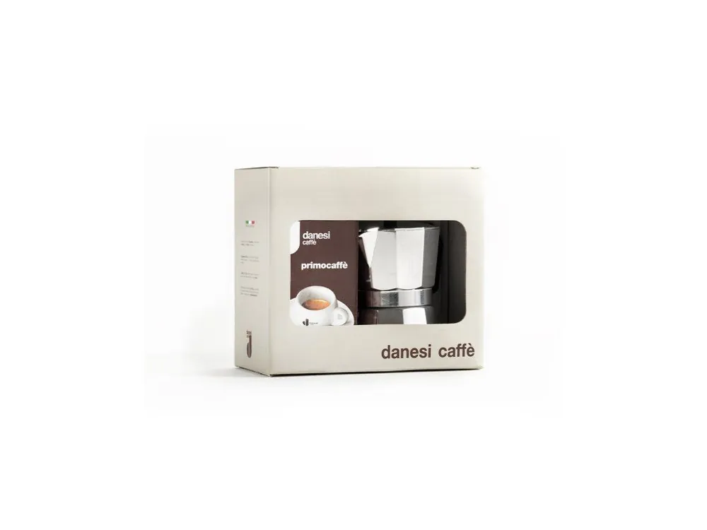 Danesi Trio Gift Pack - Dark‘s Cassette 2 x Coffee 250g + 1 x Moka pot