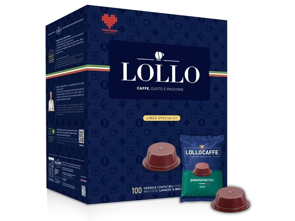 Capsules Lollo Caffe do Lavazza A Modo Mio® Dek 100 pcs