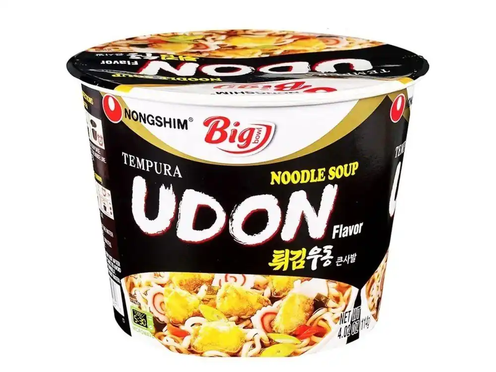 Nongshim Udon Tempura Noodles in Bowl 111 g