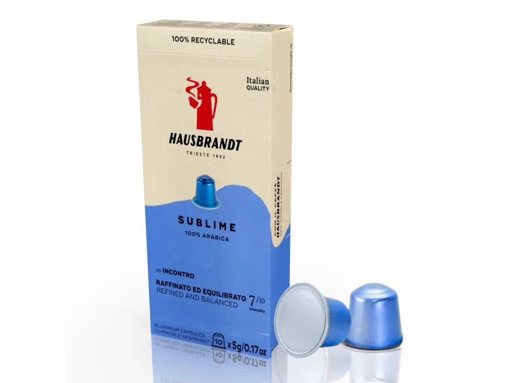 Hausbrandt Sublime 100% Arabica capsules for Nespresso 10 pcs
