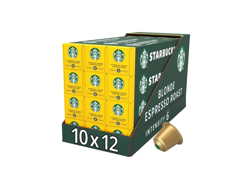 Starbucks Blonde Espresso Roast Coffee Capsules for Nespresso 120 pcs