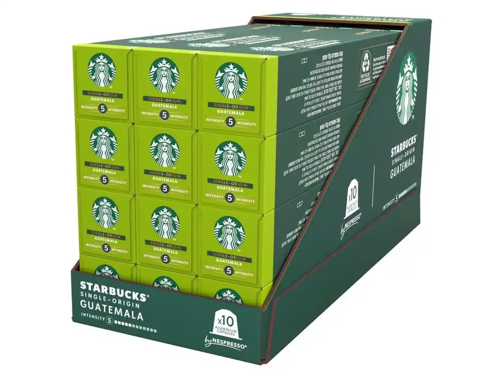 Starbucks Guatemala Single Origin Coffee Capsules for Nespresso 120 pcs