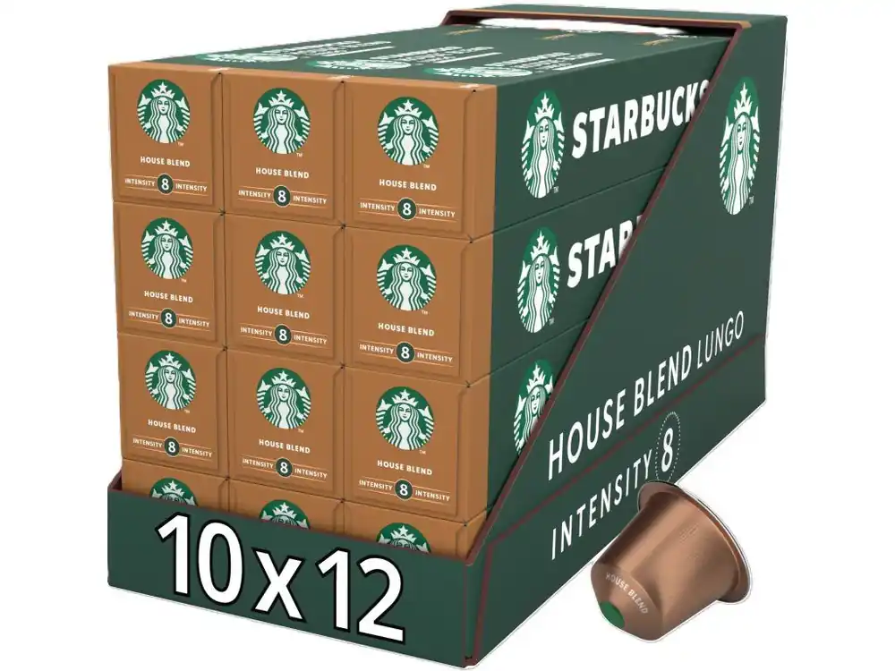Starbucks House Blend Lungo Coffee Capsules for Nespresso 120 pcs