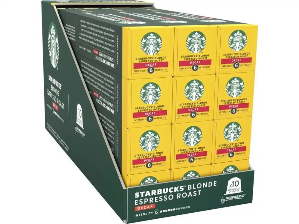 STARBUCKS® Coffee Capsules for NESPRESSO® Decaf Blonde Espresso Roast 120 pcs