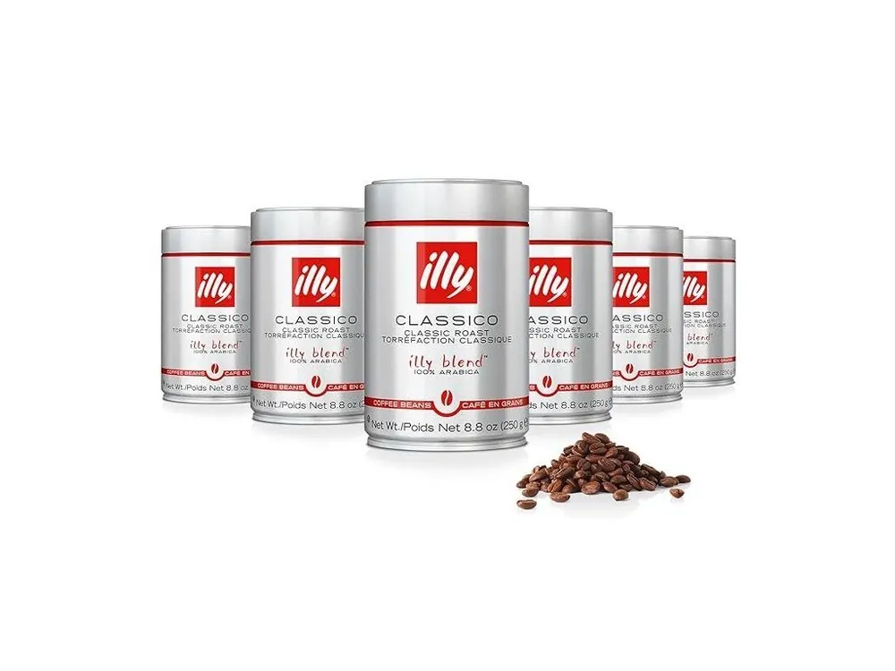 Illy Classico Espresso beans 250 g 6 pcs