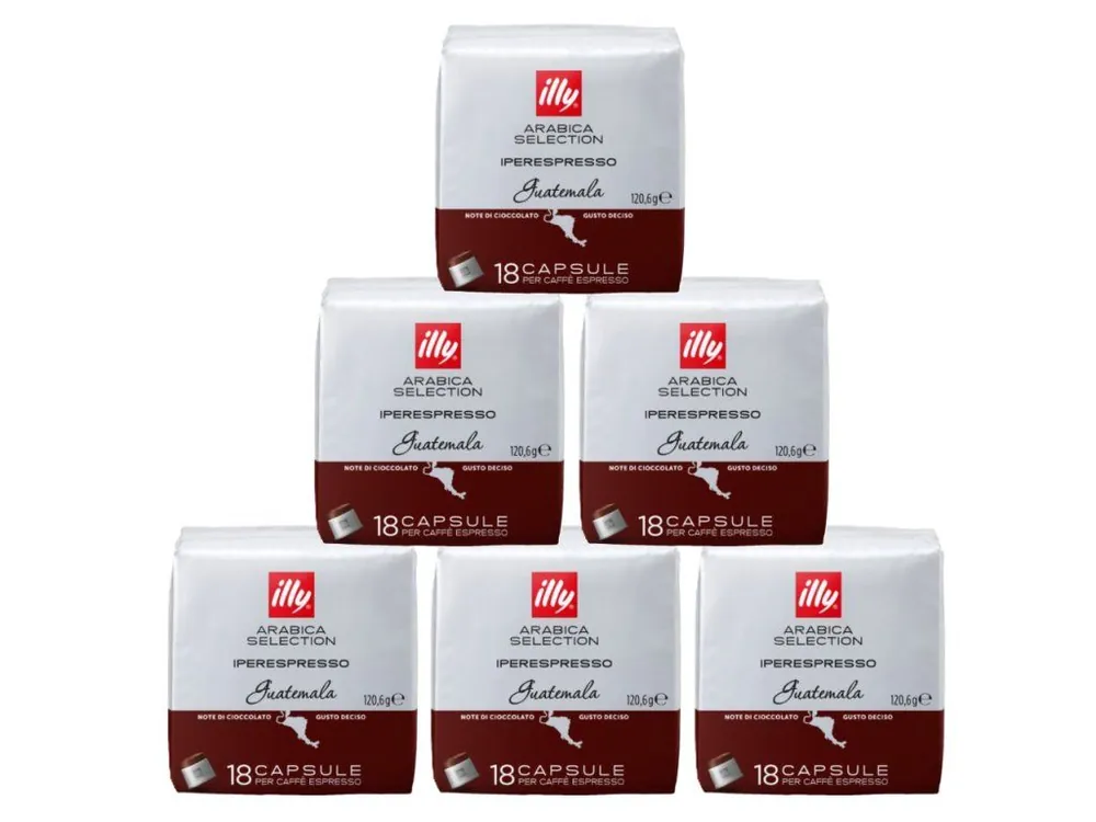 Illy IperEspresso Guatemala coffee capsules 6x18 pieces