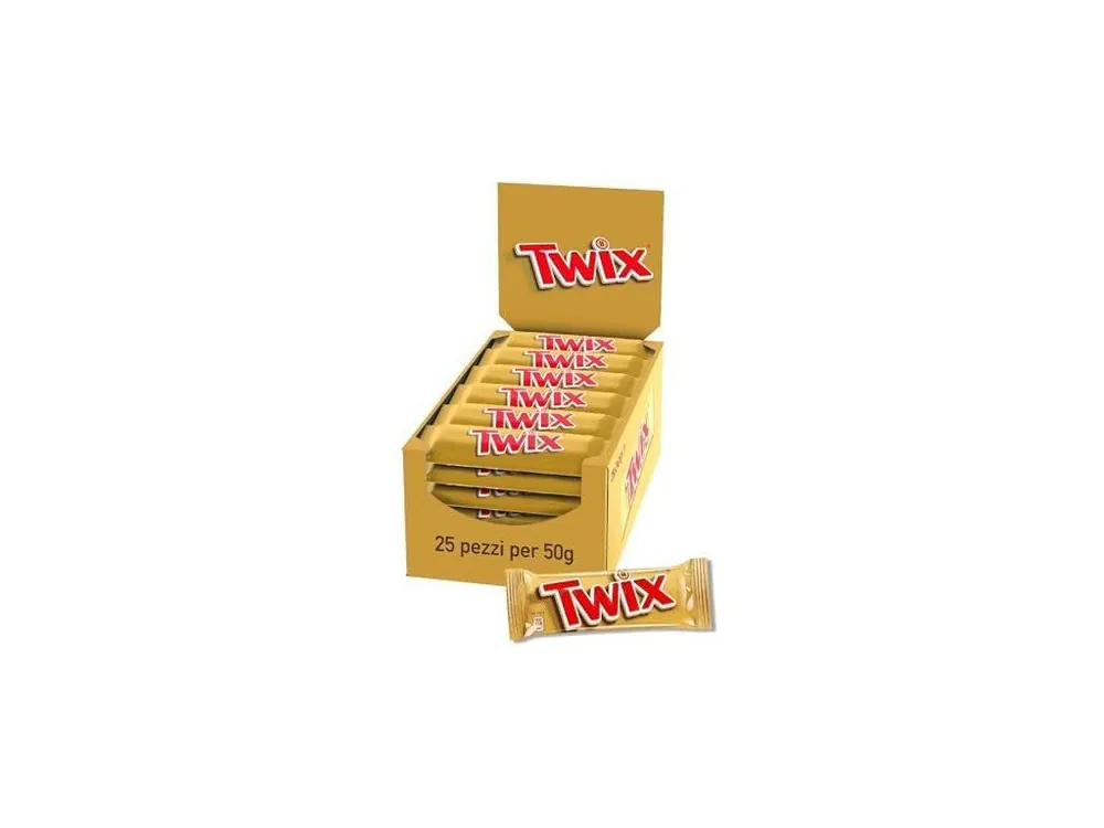 Twix bars 50g 25pcs