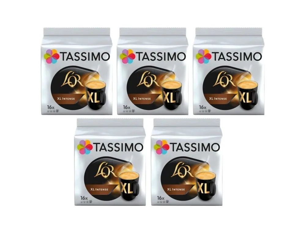 Tassimo L‘OR XL Intense 16 pcs carton 5 packs