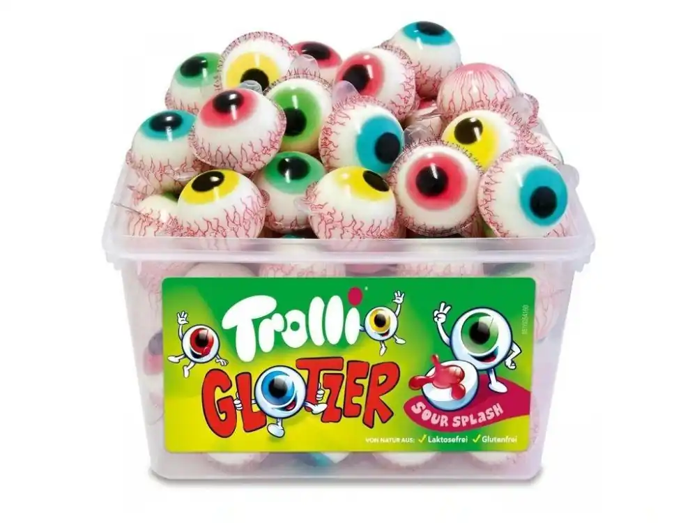 Trolli Glotzer Jelly Eyes can 60 pcs 1128 g