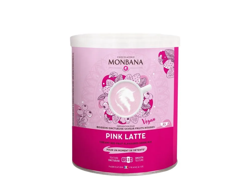 Monbana soluble drink Pink Latte 350g