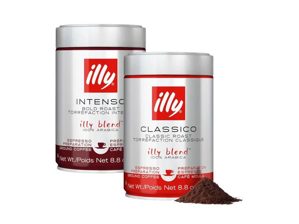 Illy Intenso + Illy Espresso mix ground coffee 500g