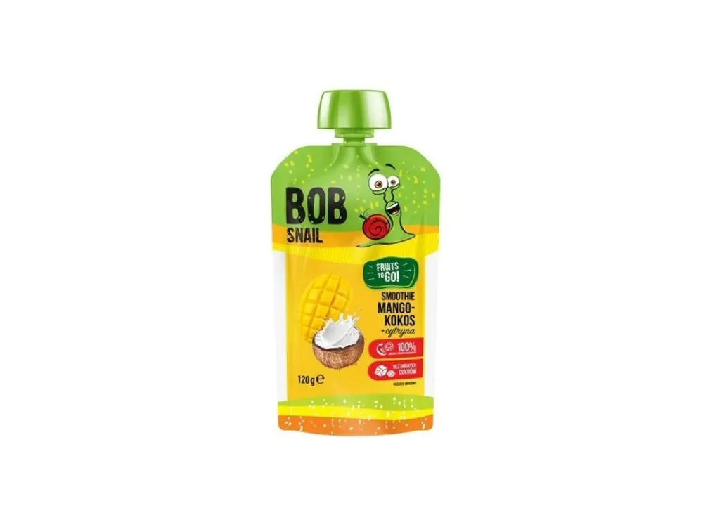 Bob Snail Smoothie Mango Coconut Lemon No added sugar 120 g